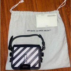 OFF WHITE MINI SATCHEL PURSE